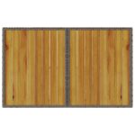 vidaXL 2-dielna záhradná jedálenská sada s podložkami sivá polyratan – Obrázok 8