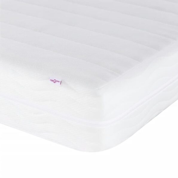 vidaXL Posteľ s matracom Dover ružový 90x200 cm zamat – Obrázok 7