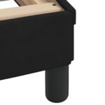 vidaXL Posteľ s matracom Hanko čierny 80x200 cm zamat – Obrázok 7