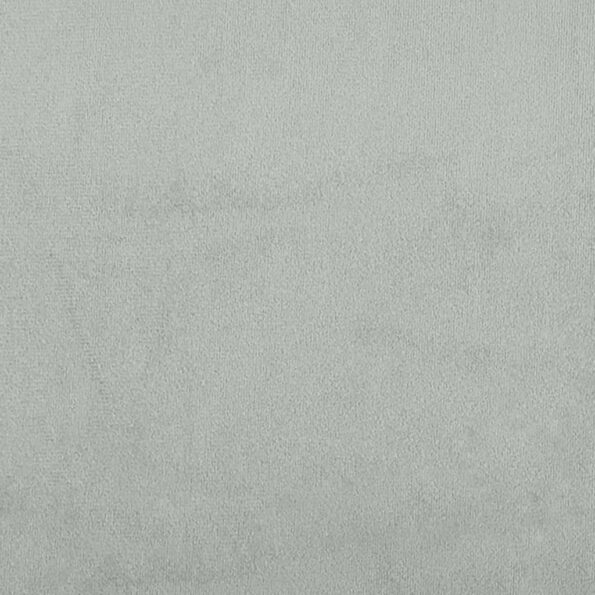 vidaXL Posteľný rám s matracom bledosivý 140x190 cm zamat – Obrázok 10