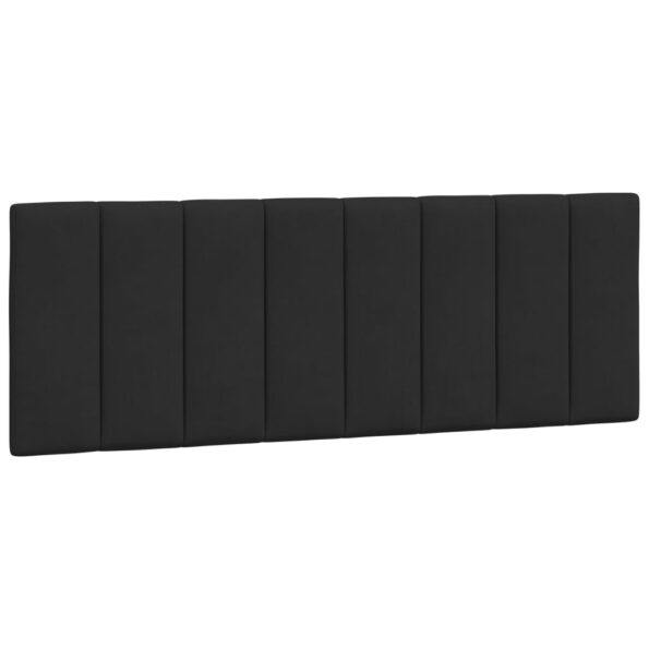 vidaXL Posteľ s matracom Hanko čierny 140x200 cm zamat – Obrázok 5