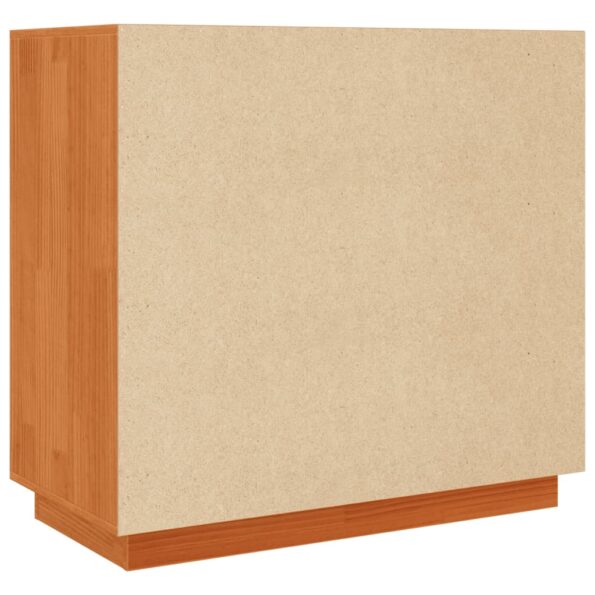 vidaXL Komoda voskovohnedá 80x40x75 cm borovicový masív – Obrázok 9