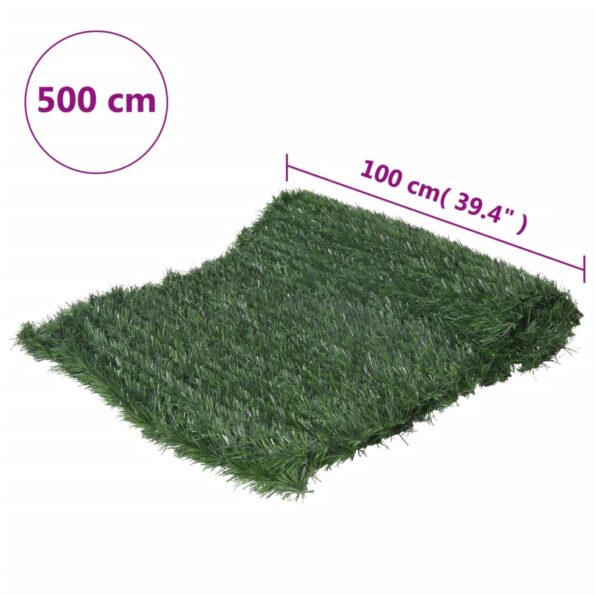 vidaXL Plot z umelej trávy zelený 1x5 m – Obrázok 7