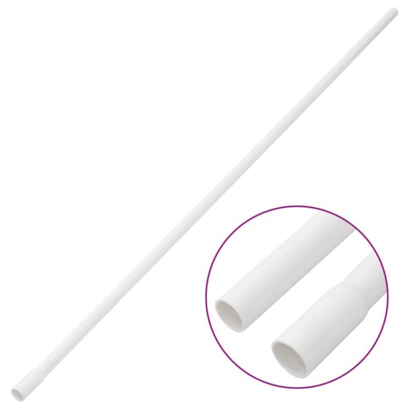 vidaXL Káblové rozvody so sponami Ø16 mm 10 m PVC – Obrázok 2