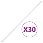 vidaXL Káblové rozvody so sponami Ø16 mm 30 m PVC