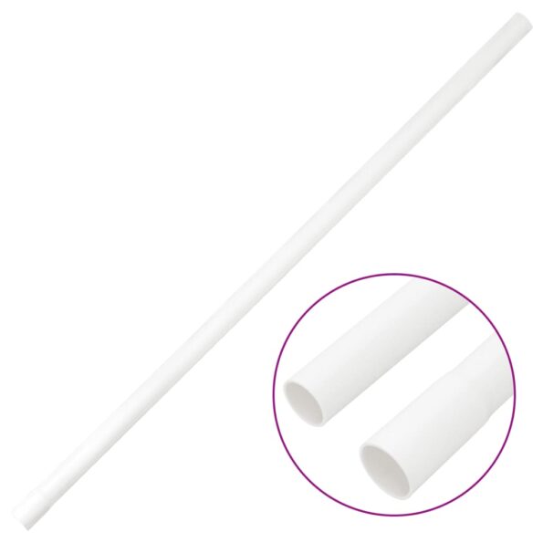 vidaXL Káblové rozvody so sponami Ø20 mm 10 m PVC – Obrázok 2