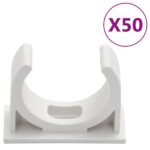 vidaXL Káblové rozvody so sponami Ø30 mm 30 m PVC – Obrázok 3
