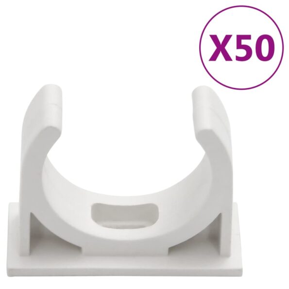 vidaXL Káblové rozvody so sponami Ø30 mm 30 m PVC – Obrázok 3