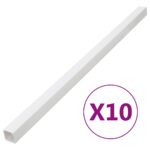 vidaXL Káblový rozvod 60x40 mm 10 m PVC