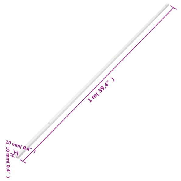 vidaXL Káblový rozvod 10x10 mm 30 m PVC – Obrázok 8