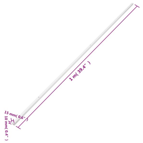 vidaXL Káblový rozvod 15x10 mm 30 m PVC – Obrázok 8