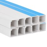 vidaXL Káblový rozvod samolepiaci 40x25 mm 10 m PVC – Obrázok 4