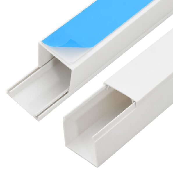 vidaXL Káblový rozvod samolepiaci 40x25 mm 10 m PVC – Obrázok 5