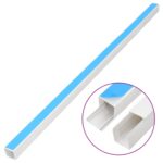 vidaXL Káblový rozvod samolepiaci 20x10 mm 30 m PVC – Obrázok 2