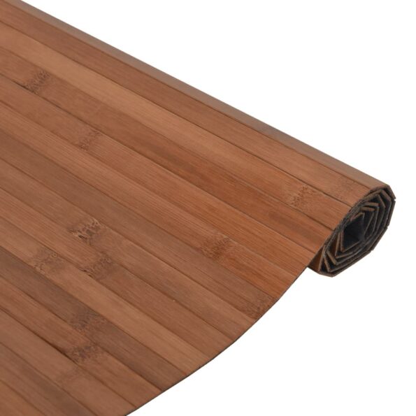 vidaXL Koberec obdĺžnikový hnedý 60x300 cm bambus – Obrázok 4