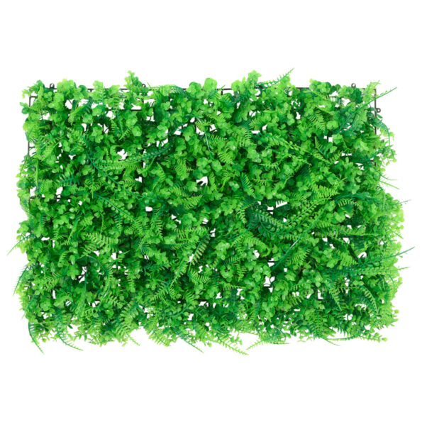  vidaXL Umelý plot z listov papradia 24 ks zelený 40x60 cm – Obrázok 2