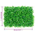  vidaXL Umelý plot z listov papradia 24 ks zelený 40x60 cm – Obrázok 8