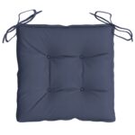 vidaXL Podložky na stoličku 4 ks námornícke-modré 50x50x7 cm – Obrázok 5