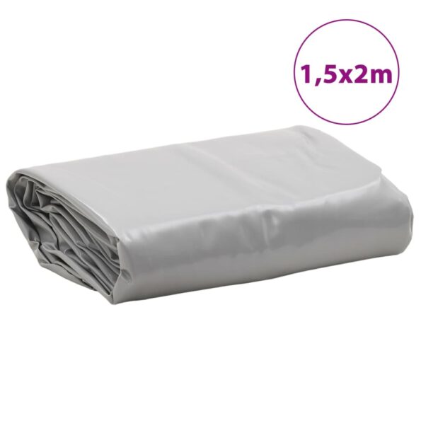 vidaXL Celta sivá 1,5x2 m 650 g/m² – Obrázok 8