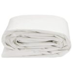vidaXL Celta biela 5x5 m 650 g/m² – Obrázok 3
