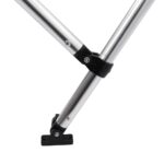 vidaXL Strieška bimini s 3 oblúkmi sivá 183x196x137 cm – Obrázok 9