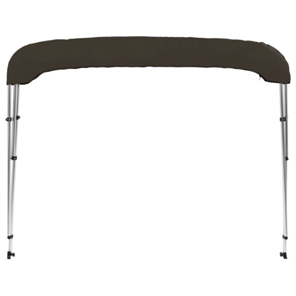 vidaXL 3-krídlová bimini strieška čierna 183x140x137 cm – Obrázok 4