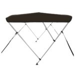 vidaXL 3-krídlová bimini strieška čierna 183x140x137 cm – Obrázok 5