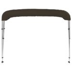 vidaXL 3-krídlová bimini strieška čierna 183x196x137 cm – Obrázok 4