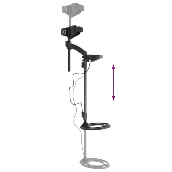 vidaXL Detektor kovov automatické ladenie 18 cm hĺbka presné cielenie – Obrázok 4