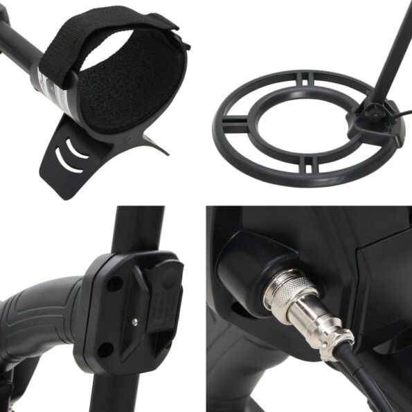 vidaXL Detektor kovov automatické ladenie 18 cm hĺbka presné cielenie – Obrázok 5