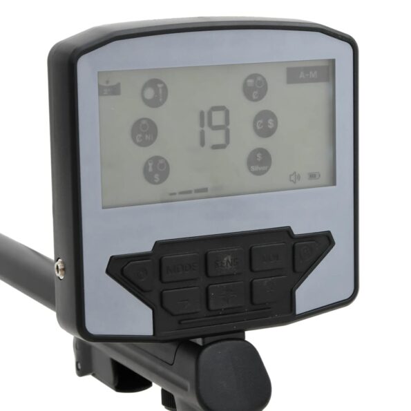 vidaXL Detektor kovov automatické ladenie 18 cm hĺbka presné cielenie – Obrázok 6
