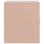 vidaXL Nočné stolíky 2 ks ružové 34,5x39x44 cm oceľ – Obrázok 8