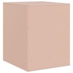 vidaXL Nočné stolíky 2 ks ružové 34,5x39x44 cm oceľ – Obrázok 9
