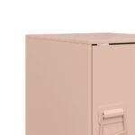vidaXL Nočné stolíky 2 ks ružové 34,5x39x44 cm oceľ – Obrázok 11