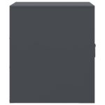 vidaXL Nočné stolíky 2 ks antracitové 34,5x39x44 cm oceľ – Obrázok 8