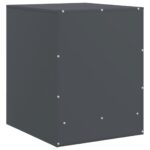 vidaXL Nočné stolíky 2 ks antracitové 34,5x39x44 cm oceľ – Obrázok 9
