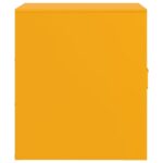 vidaXL Nočné stolíky 2 ks horčicovo-žlté 34,5x39x44 cm oceľ – Obrázok 8