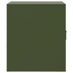 vidaXL Nočné stolíky 2 ks olivovozelené 34,5x39x44 cm oceľ – Obrázok 8