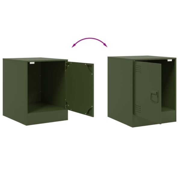 VXL8721012425156_g_en_hd_8.jpg vidaXL Nočné stolíky 2 ks olivovozelené 34,5x39x44 cm oceľ – Obrázok 10