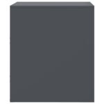 vidaXL Nočné stolíky 2 ks antracitové 34,5x39x44 cm oceľ – Obrázok 8