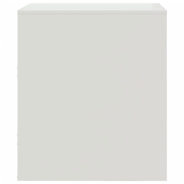 VXL8721012425286_g_en_hd_6.jpg vidaXL Nočný stolík biely 34,5x39x44 cm oceľ – Obrázok 8