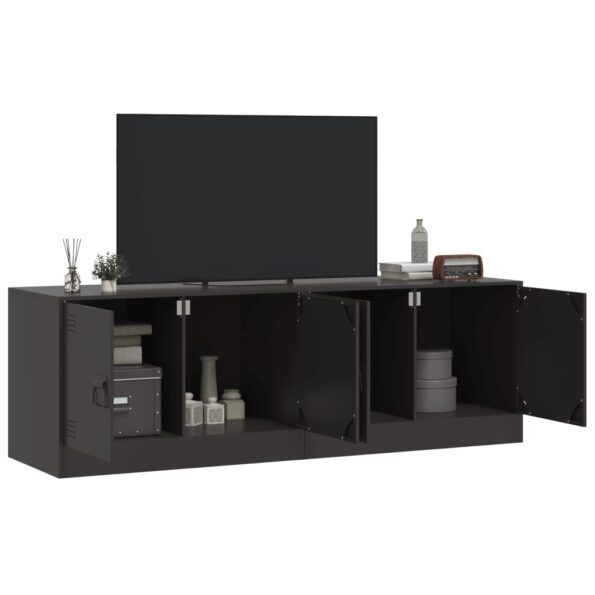 VXL8721012425316_g_en_hd_1.jpg vidaXL TV skrinky 2 ks čierne 67x39x44 cm oceľ – Obrázok 3