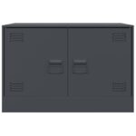 vidaXL TV skrinka antracitová 67x39x44 cm oceľ – Obrázok 6