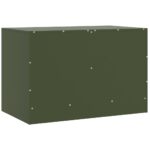 vidaXL TV skrinky 2 ks olivovozelené 67x39x44 cm oceľ – Obrázok 9