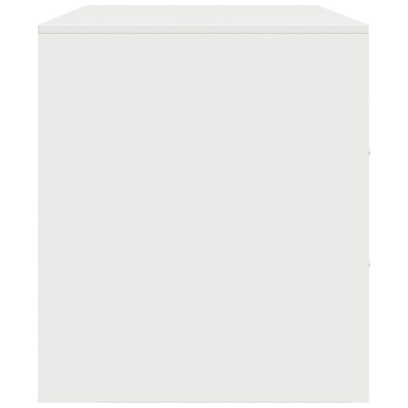 vidaXL TV skrinky 2 ks biele 67x39x44 cm oceľ – Obrázok 8