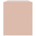 vidaXL TV skrinka ružová 99x39x44 cm oceľ – Obrázok 8