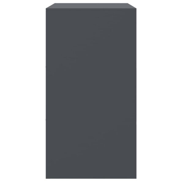 vidaXL Komoda antracitová 67x39x73 cm oceľová – Obrázok 8