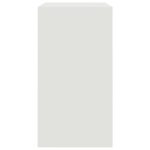 vidaXL Komoda biela 67x39x73 cm oceľová – Obrázok 8