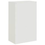 vidaXL Komoda biela 67x39x107 cm oceľová – Obrázok 9