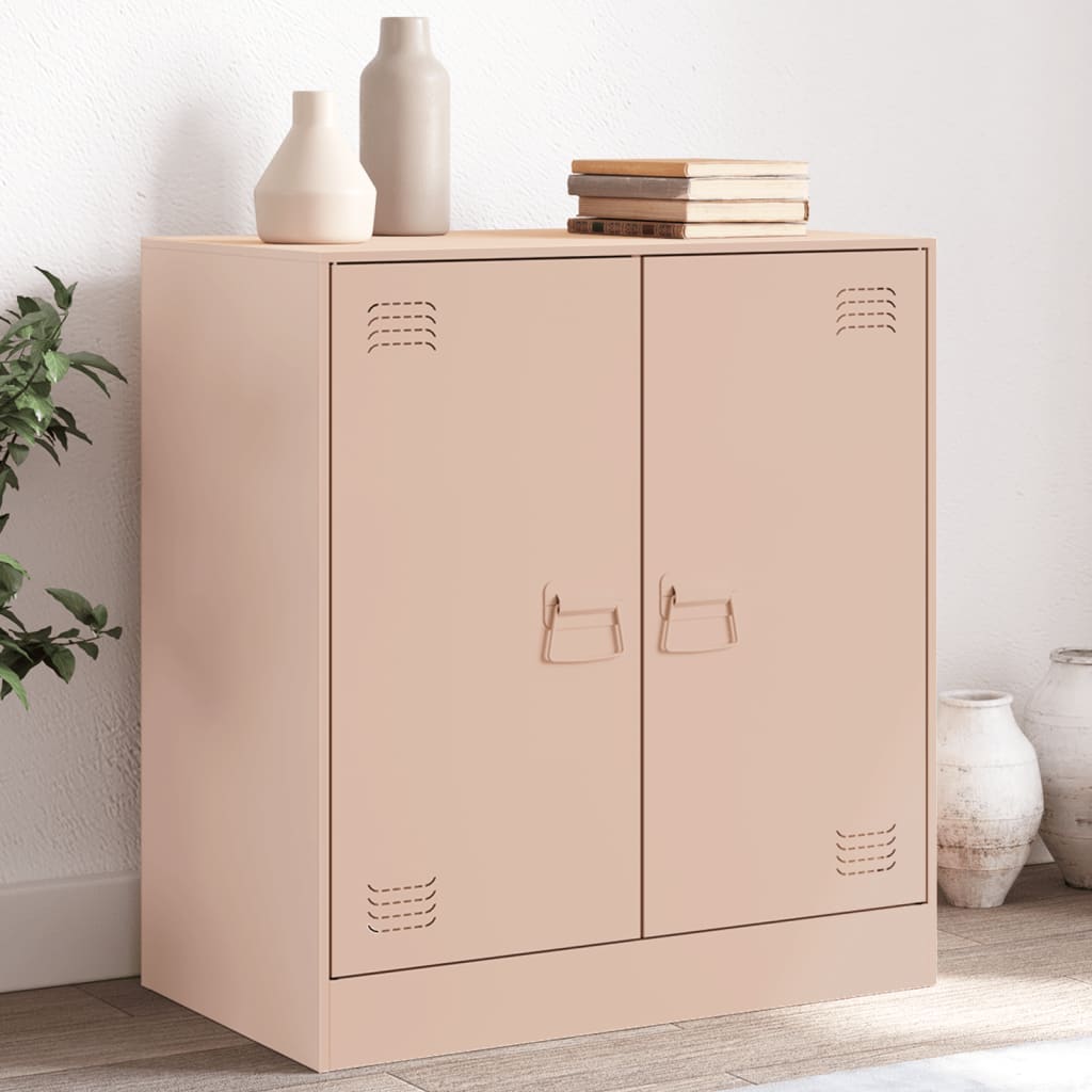 VXL8721012425736_m_en_hd_1.jpg vidaXL Komoda ružová 67x39x73 cm oceľová – Obrázok 1